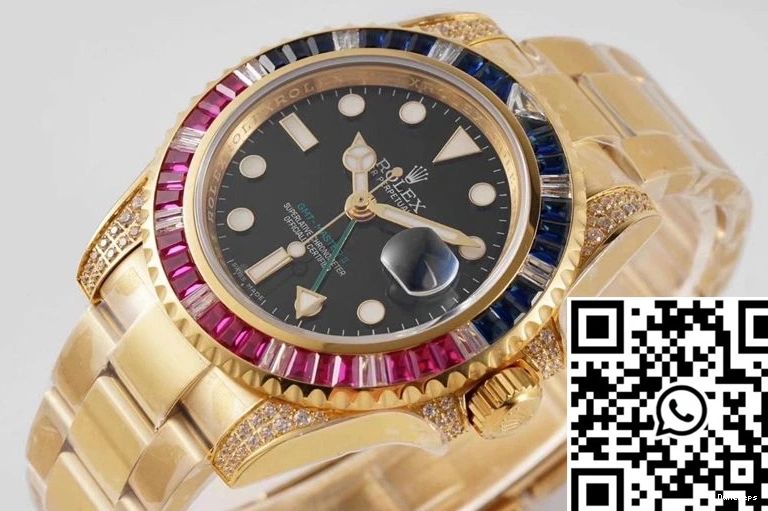 116758 Black Factory Dial ROF Rolex Master II SAru-78208 GMT 0502